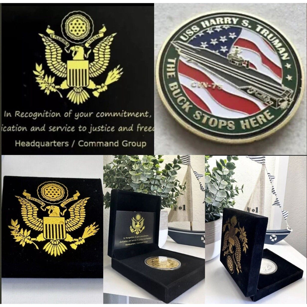 US NAVY USS HARRY S. TRUMAN CVN-75 -Coin -USN