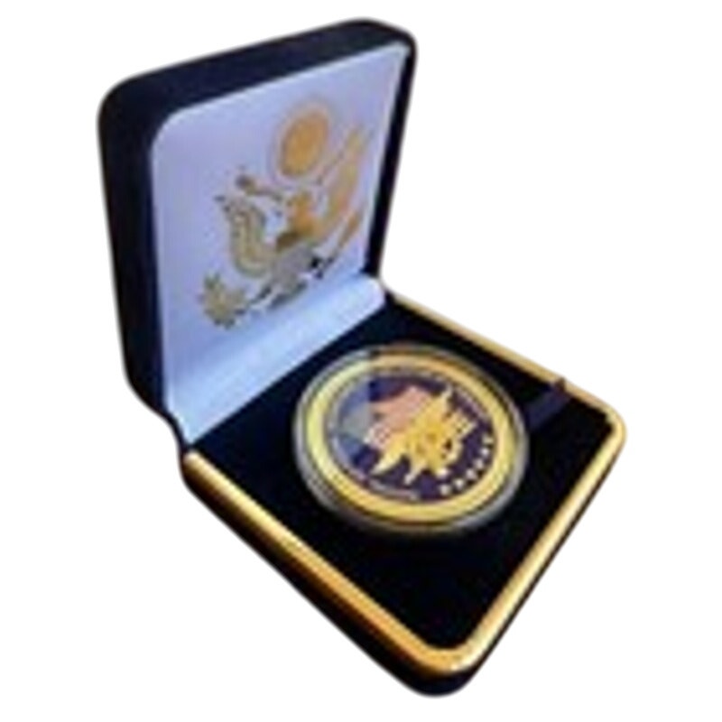 Department of Energy (DOE) Challenge Coin With Blue Velvet Case. Fast Shipping!