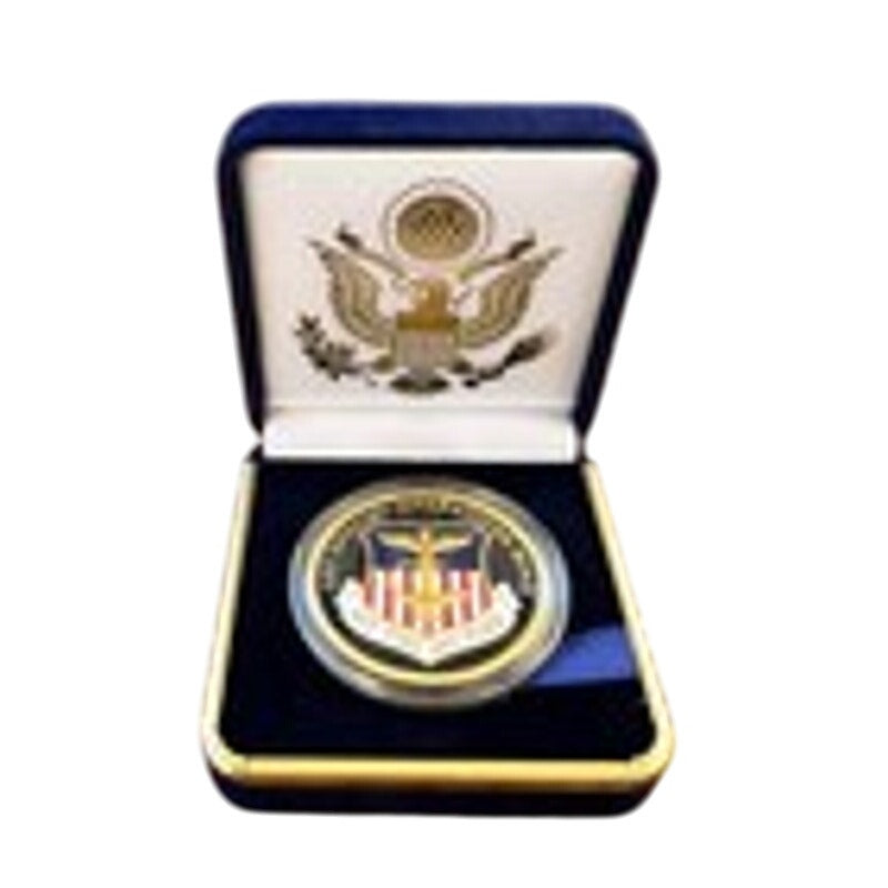 Department of Energy (DOE) Challenge Coin With Blue Velvet Case. Fast Shipping!