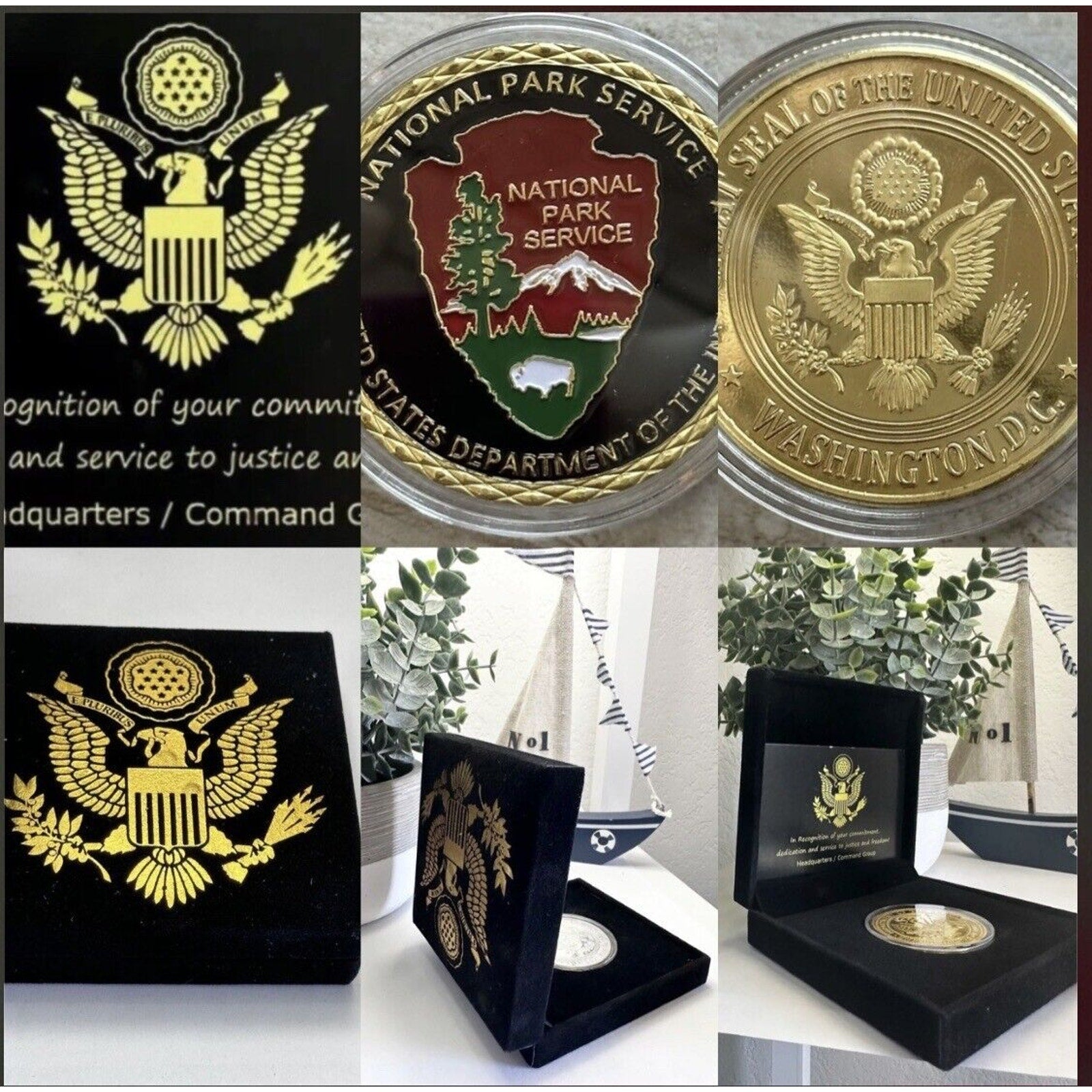 United States National Park Service Challenge Coin, USA
