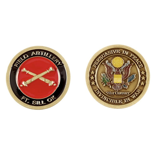 ARMY FORT SILL FIELD ARTILLERY INVINCIBLE IN WAR w/ Achievement Award