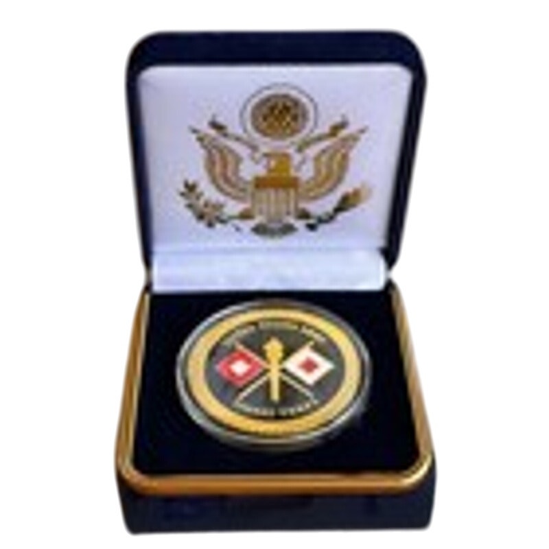 Department of Energy (DOE) Challenge Coin With Blue Velvet Case. Fast Shipping!