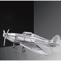 DIY Metal Assembled Toy Airplane JF Aircraft Model 3D Puzzle Toy,