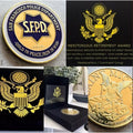 SAN FRANCISCO Police Dept. Challenge Coin Retirement Award