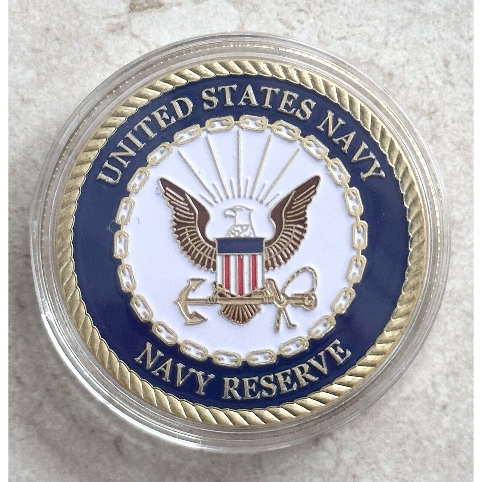 USN S NAVY RESERVE USNR Challenge Coin. USN