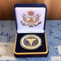 Department of Energy (DOE) Challenge Coin With Blue Velvet Case. Fast Shipping!