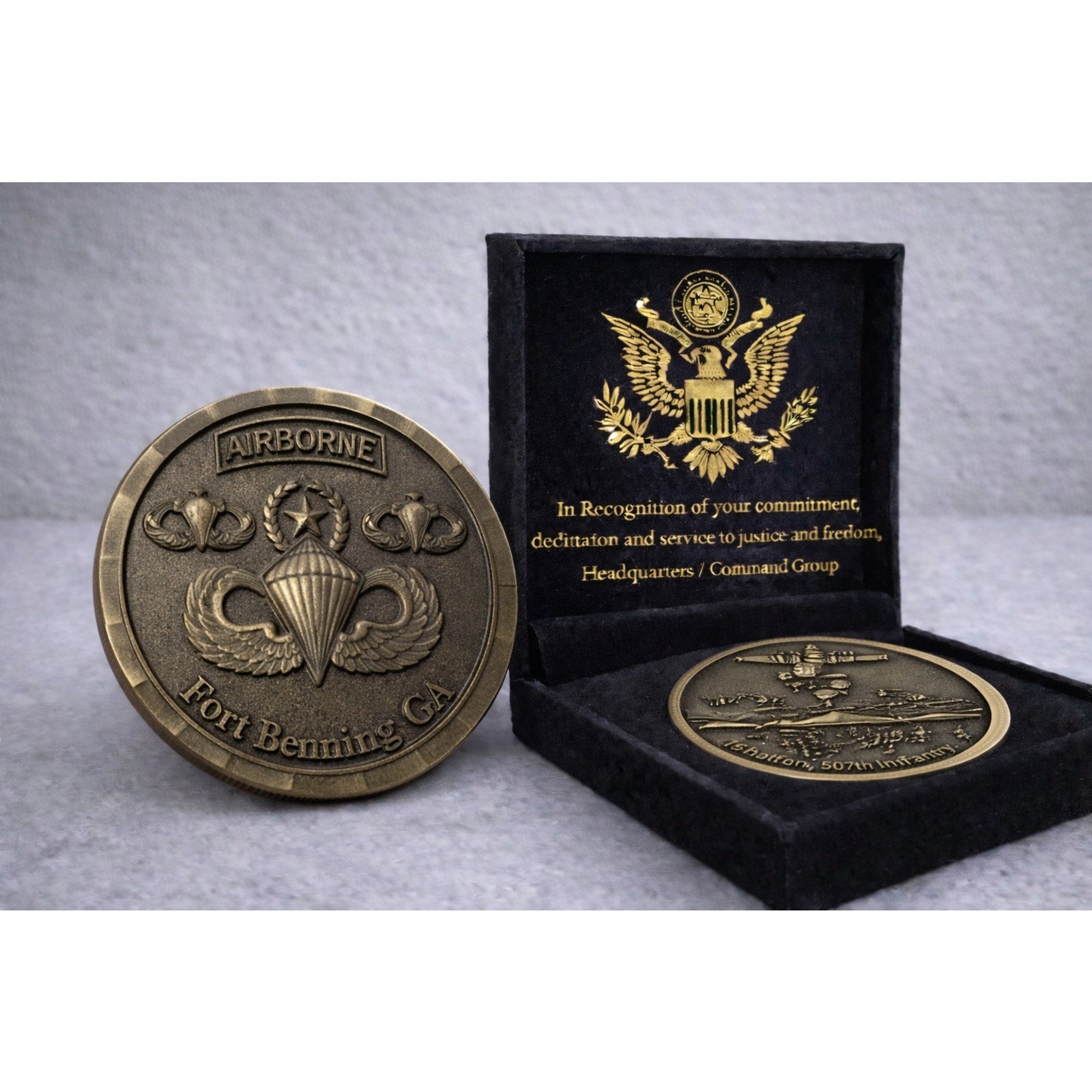 US Army Airborne Challenge Ft. Benning w/ Retirement Award