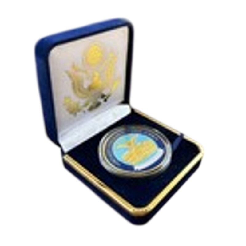 Department of Energy (DOE) Challenge Coin With Blue Velvet Case. Fast Shipping!