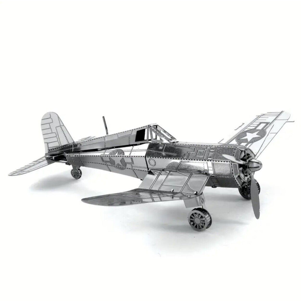 Metal Earth F4U Corsair US Fighter Plane 3D DIY Model Building Kit Aircraft
