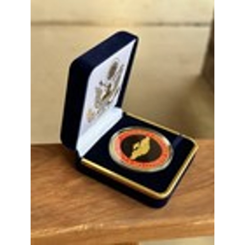 Department of Energy (DOE) Challenge Coin With Blue Velvet Case. Fast Shipping!