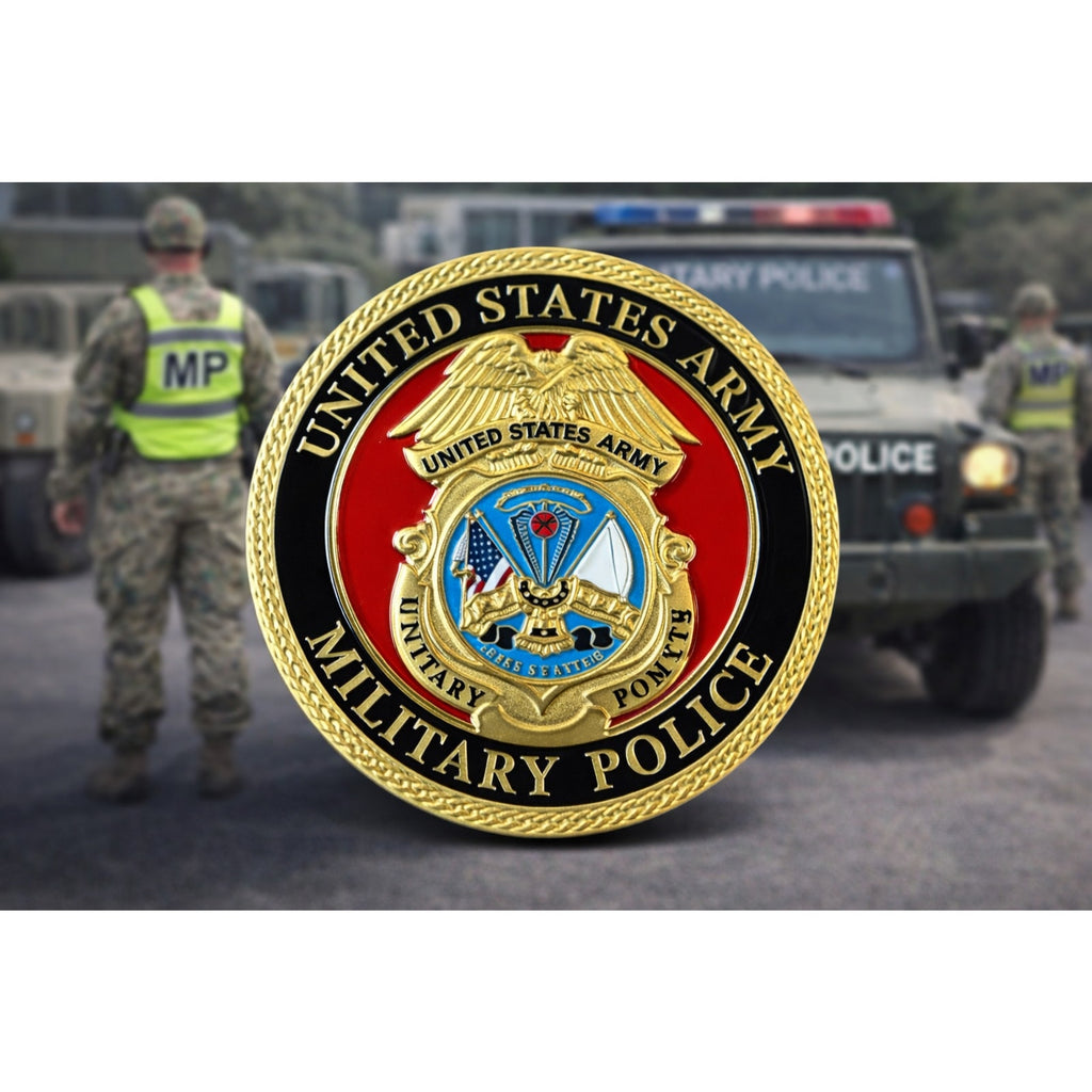 MP-Military Police Army Challenge Coin US Army with Case ·FAST SHIPPING· ·NEW·