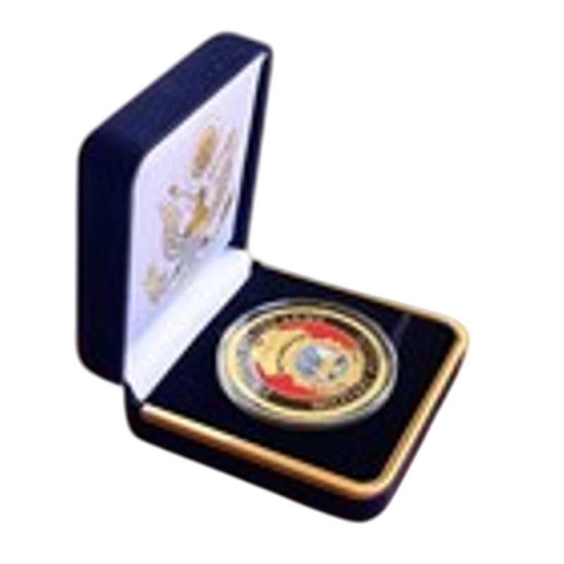 Department of Energy (DOE) Challenge Coin With Blue Velvet Case. Fast Shipping!