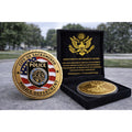 CITY OF SACRAMENTO POLICE DEPT CHALLENGE COIN w/ Retirement Award