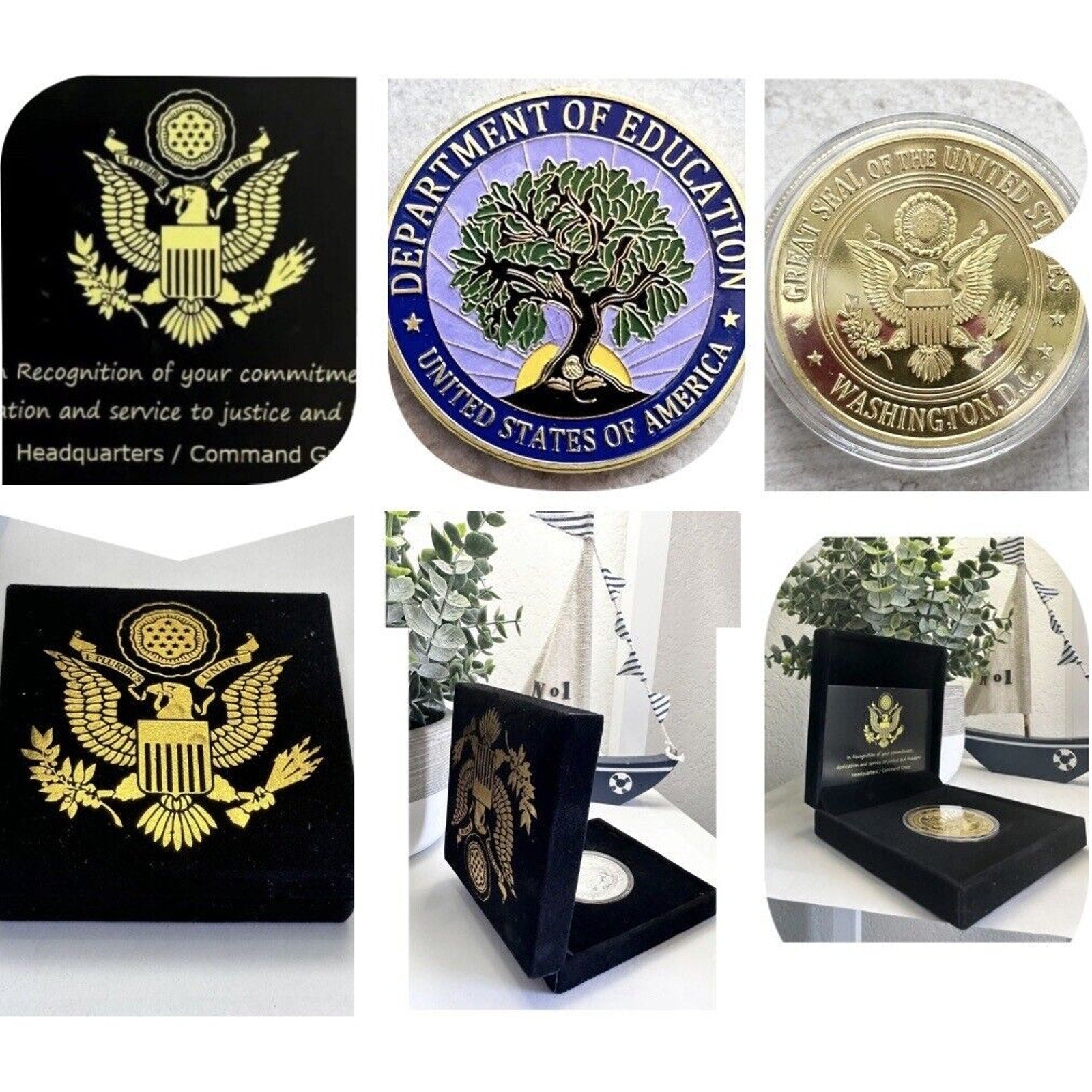 Department of Education Challenge Coin USA