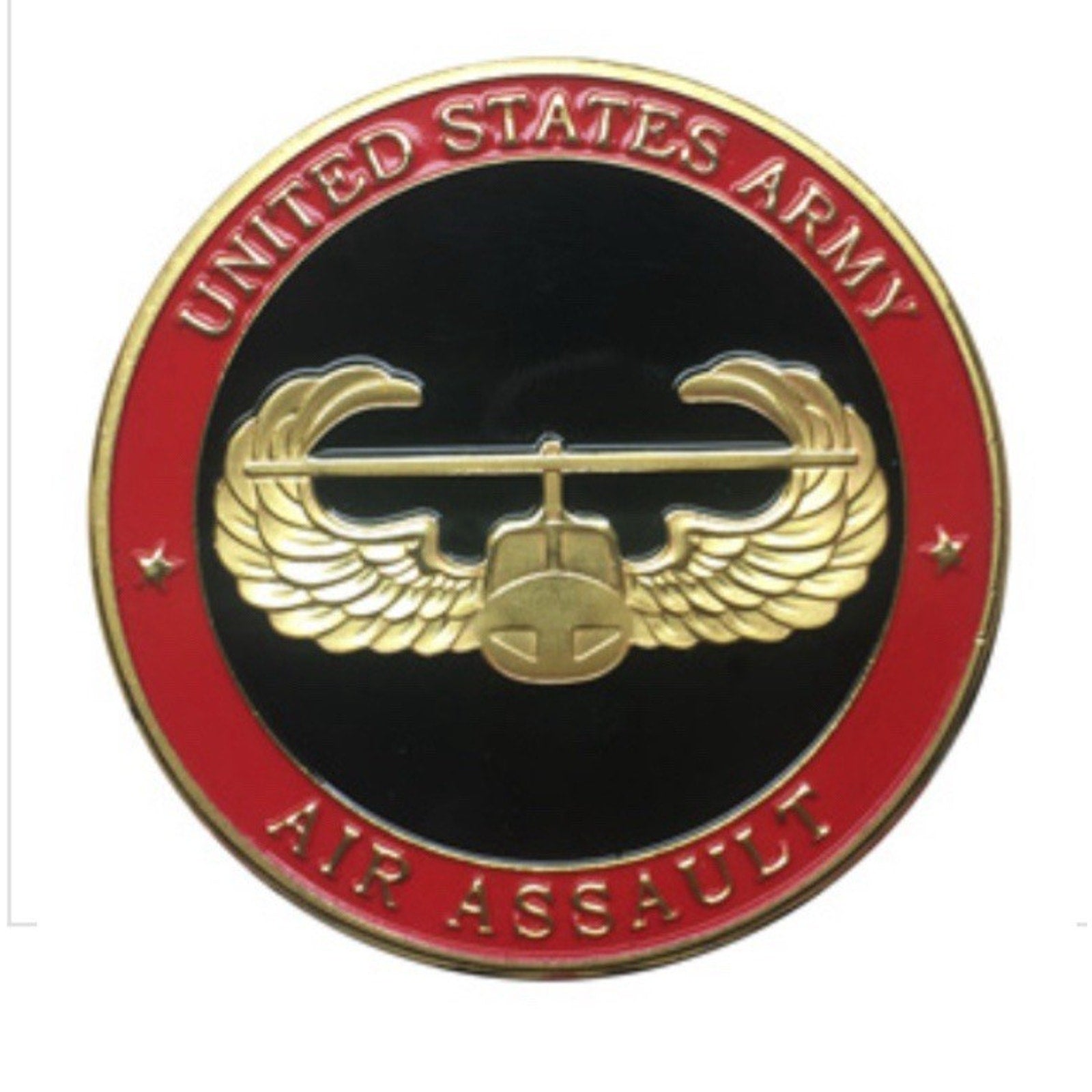 2pcs Army Rank 2LT 2nd O-2 And Air Assault Coin
