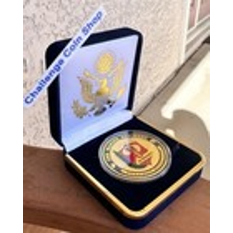 Department of Energy (DOE) Challenge Coin With Blue Velvet Case. Fast Shipping!