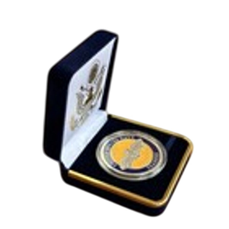 Department of Energy (DOE) Challenge Coin With Blue Velvet Case. Fast Shipping!