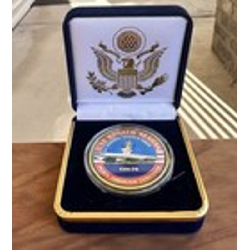 Department of Energy (DOE) Challenge Coin With Blue Velvet Case. Fast Shipping!