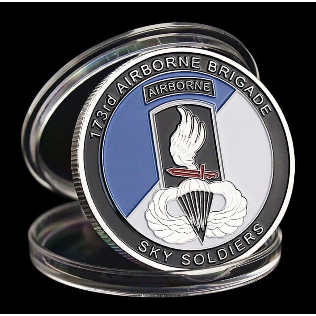 Army Paratrooper SF 173rd Airborne Brigade Challenge Coin