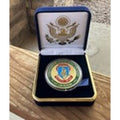 Department of Energy (DOE) Challenge Coin With Blue Velvet Case. Fast Shipping!