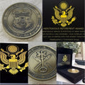 US Army Counter Intelligence Officer/ Special Agent Badge Coin Retirement Award
