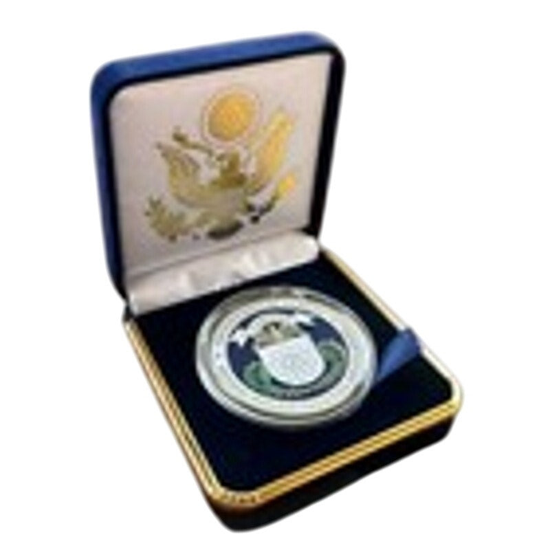 Department of Energy (DOE) Challenge Coin With Blue Velvet Case. Fast Shipping!