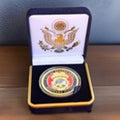 Department of Energy (DOE) Challenge Coin With Blue Velvet Case. Fast Shipping!