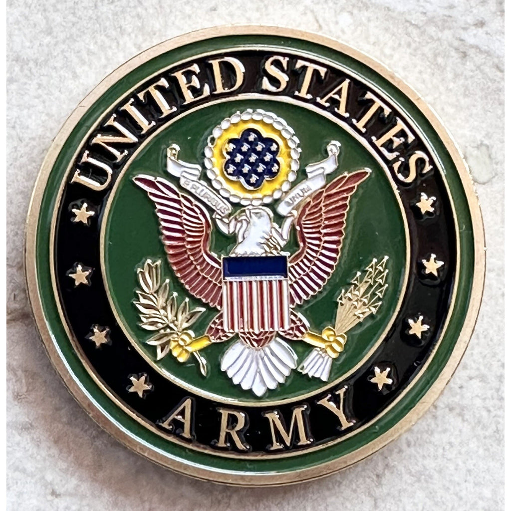 MILITARY POLICE Officer - U.S Army Coin With Retirement Award