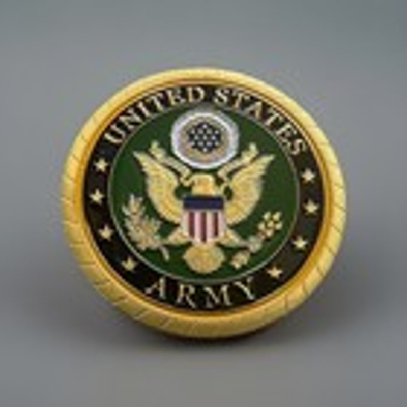 Challenge Coin Army Rank Major Coin USA Army W Presentation Box Retirement Award