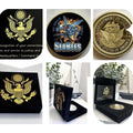 US Navy Seabees Challenge Coin "Constuimus Batuimimus" We Build-We Fight USA