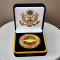 Department of Energy (DOE) Challenge Coin With Blue Velvet Case. Fast Shipping!