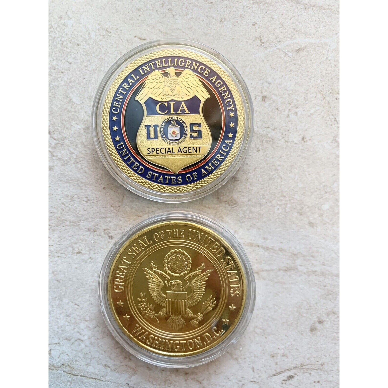 US Special Agent CIA Central Intelligence Agency Challenge Coin USA