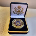 Department of Energy (DOE) Challenge Coin With Blue Velvet Case. Fast Shipping!
