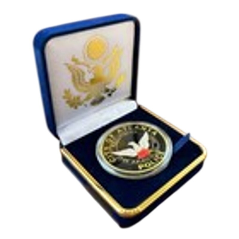 Department of Energy (DOE) Challenge Coin With Blue Velvet Case. Fast Shipping!