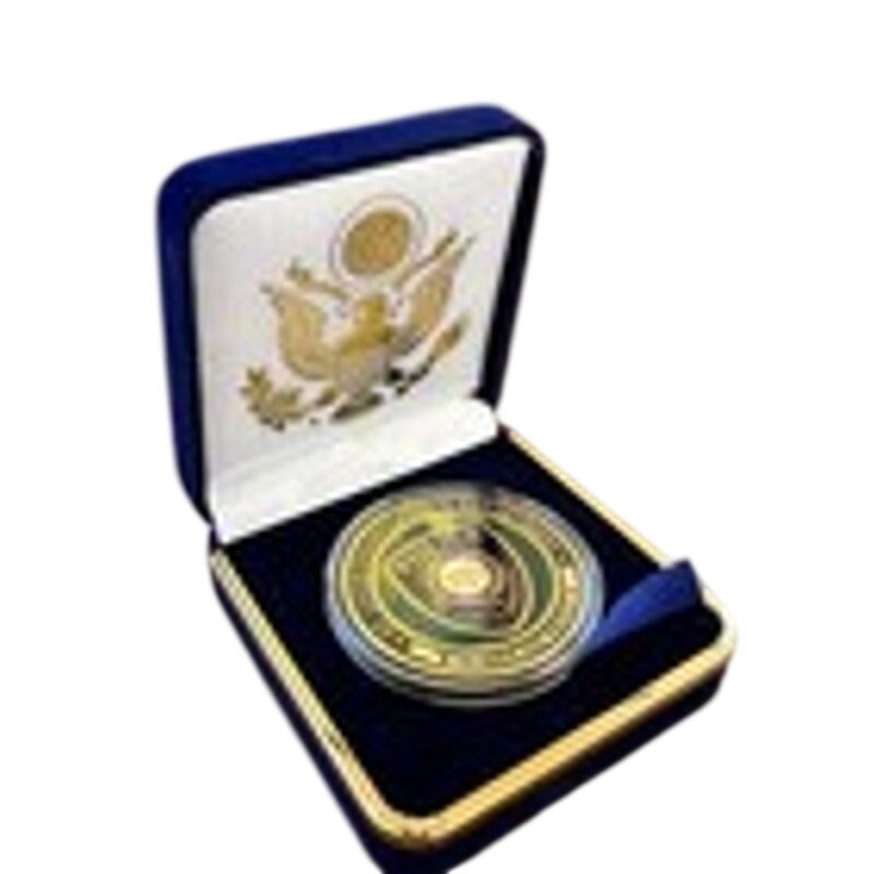 Department of Energy (DOE) Challenge Coin With Blue Velvet Case. Fast Shipping!