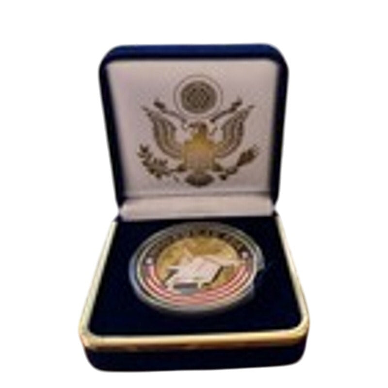 Department of Energy (DOE) Challenge Coin With Blue Velvet Case. Fast Shipping!