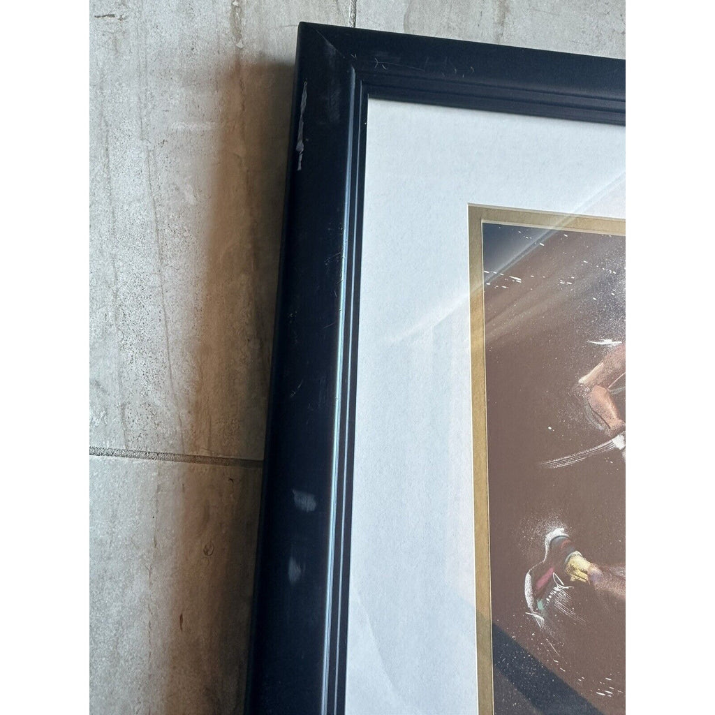 Terry Rose "The Joy of Running" Signed & Framed Art Print 1991 Limited Edition