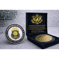 DEPARTMENT OF STATE Diplomatic Security Service Bronze Plated w/ Retirement Awar