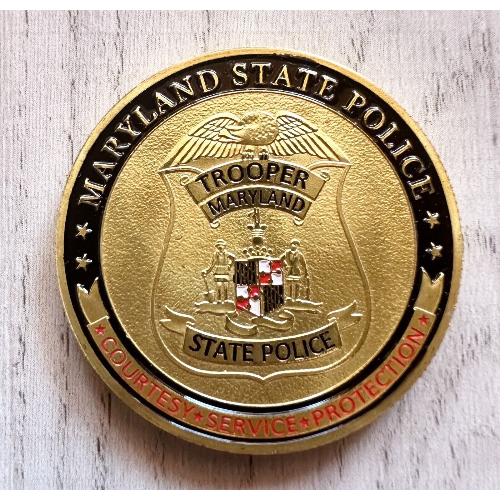 MARYLAND STATE POLICE Challenge Coin