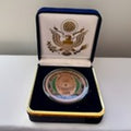 Department of Energy (DOE) Challenge Coin With Blue Velvet Case. Fast Shipping!