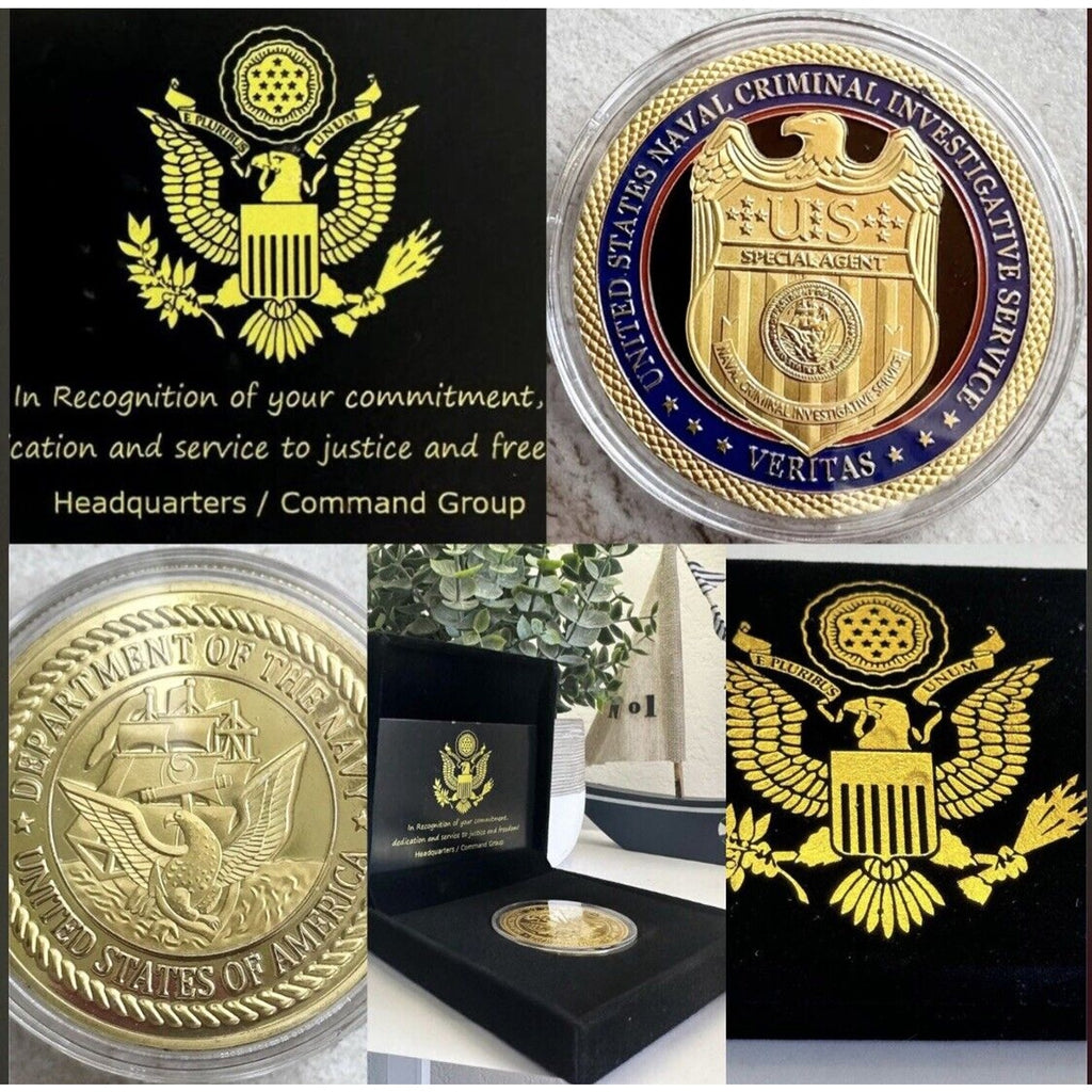 U S NAVAL CRIMINAL INVESTIGATIVE SERVICE Challenge Coin USA