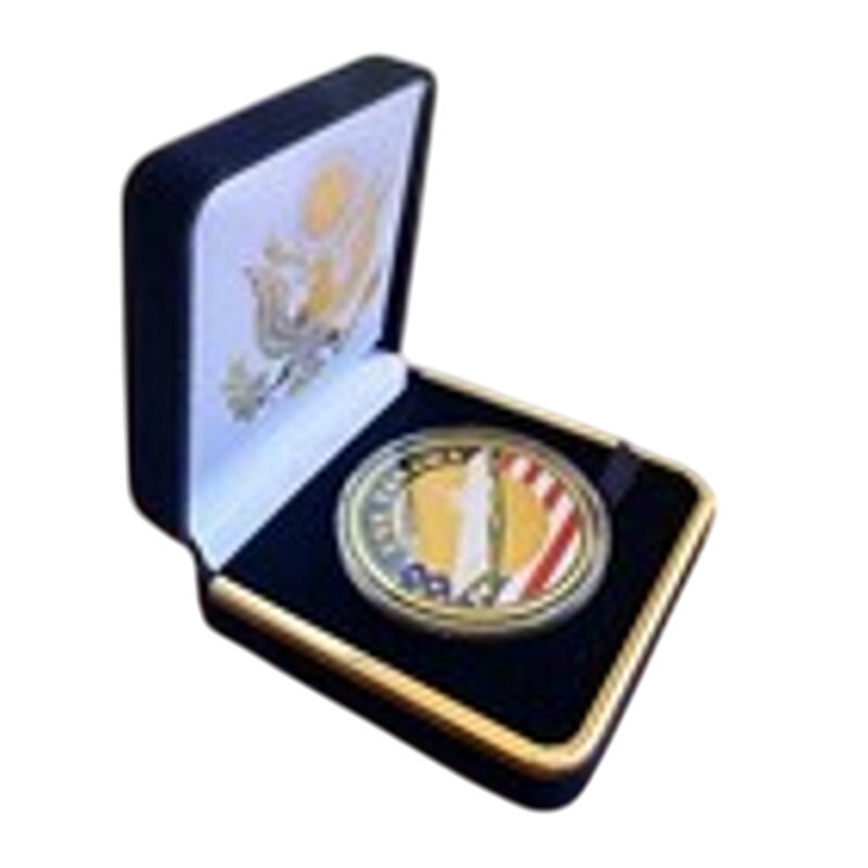 Department of Energy (DOE) Challenge Coin With Blue Velvet Case. Fast Shipping!