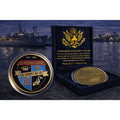 Rare USS Sperry AS 12 Submarine Tender Coin Navy USN w/ Retirement Award