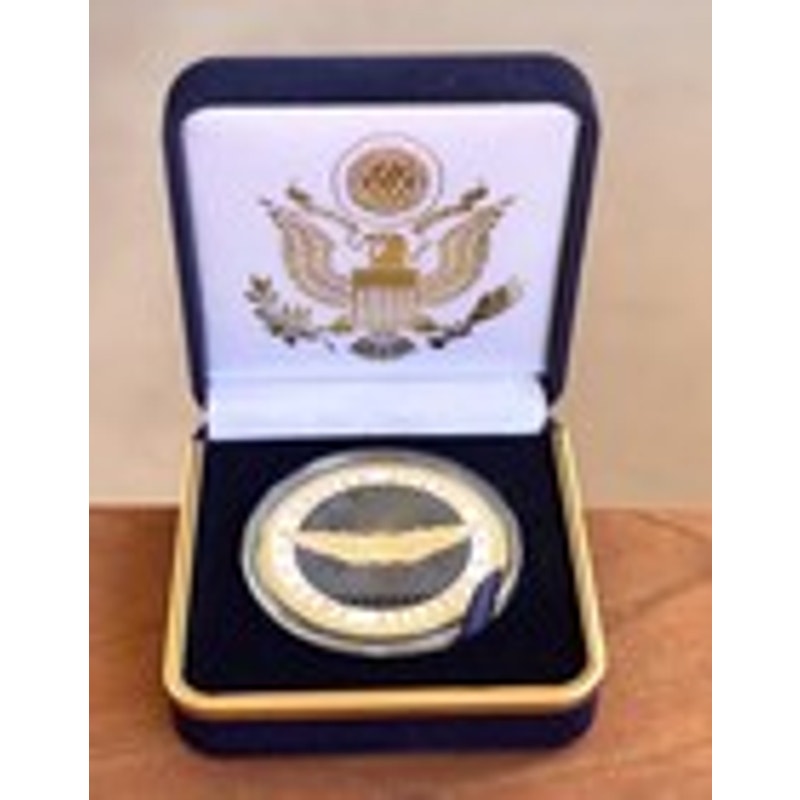 Department of Energy (DOE) Challenge Coin With Blue Velvet Case. Fast Shipping!