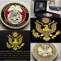 MP-Military Police Army Challenge Coin US Army With Retirement Award