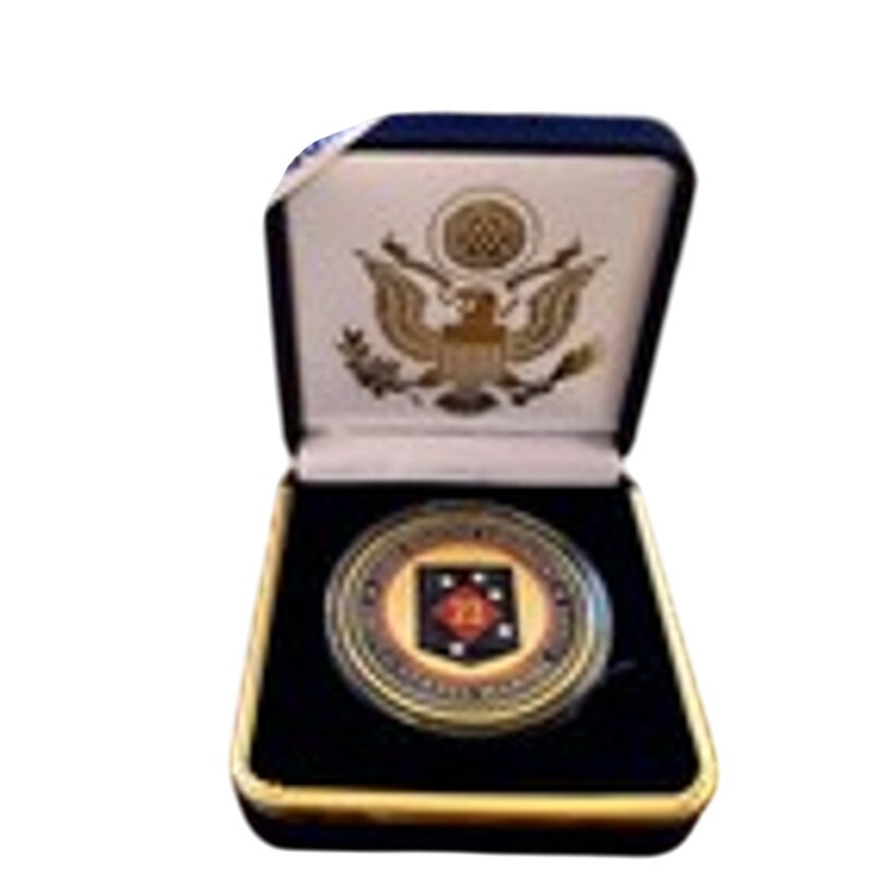 Department of Energy (DOE) Challenge Coin With Blue Velvet Case. Fast Shipping!