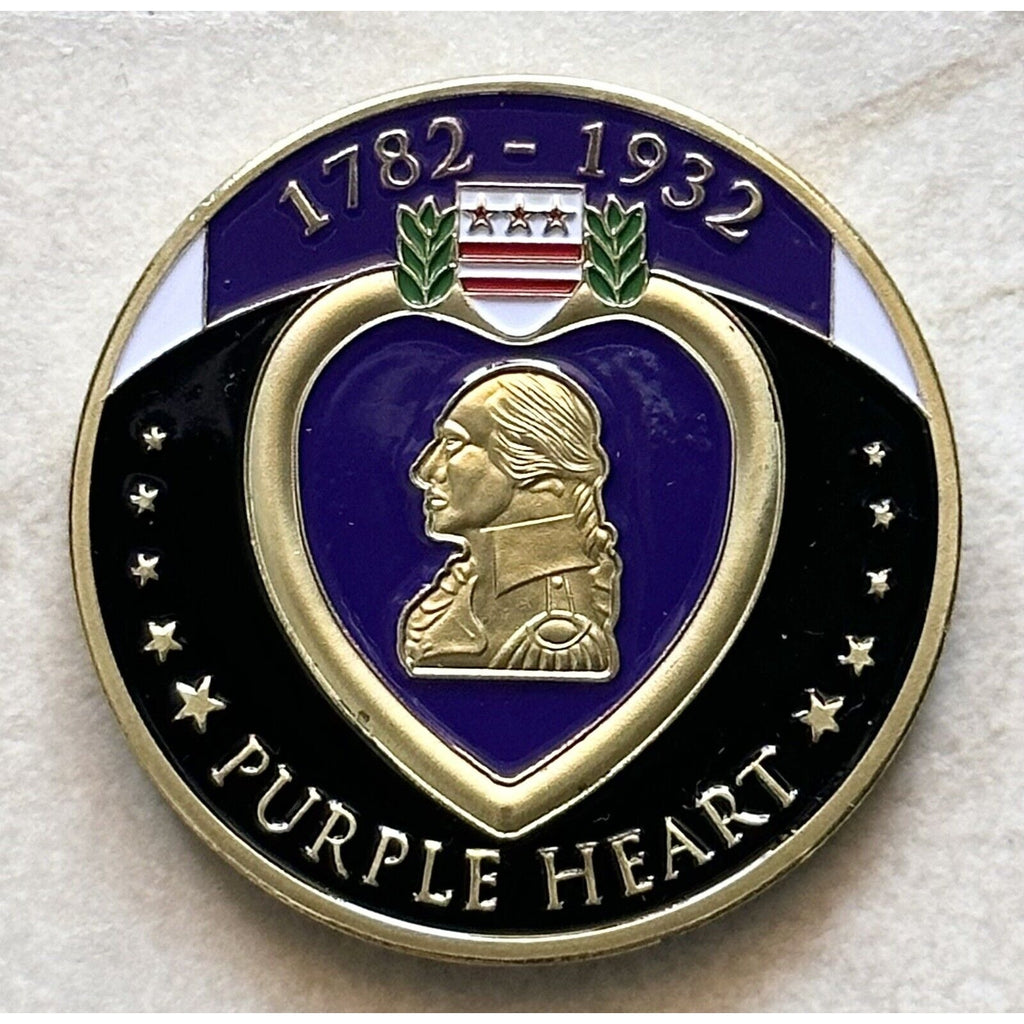 * Purple Heart Military Merit Award Winner-Military Challenge Coin USA