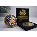 US NAVY USS PRESIDENT HARRY S. TRUMAN CVN-75 Challenge Coin w/ Retirement Award