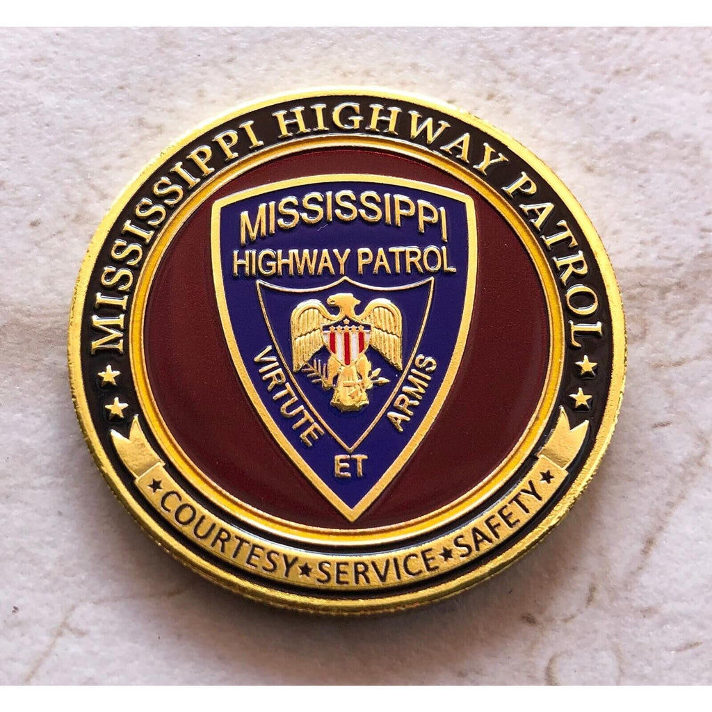 MISSISSIPPI HIGHWAY PATROL Challenge Coin