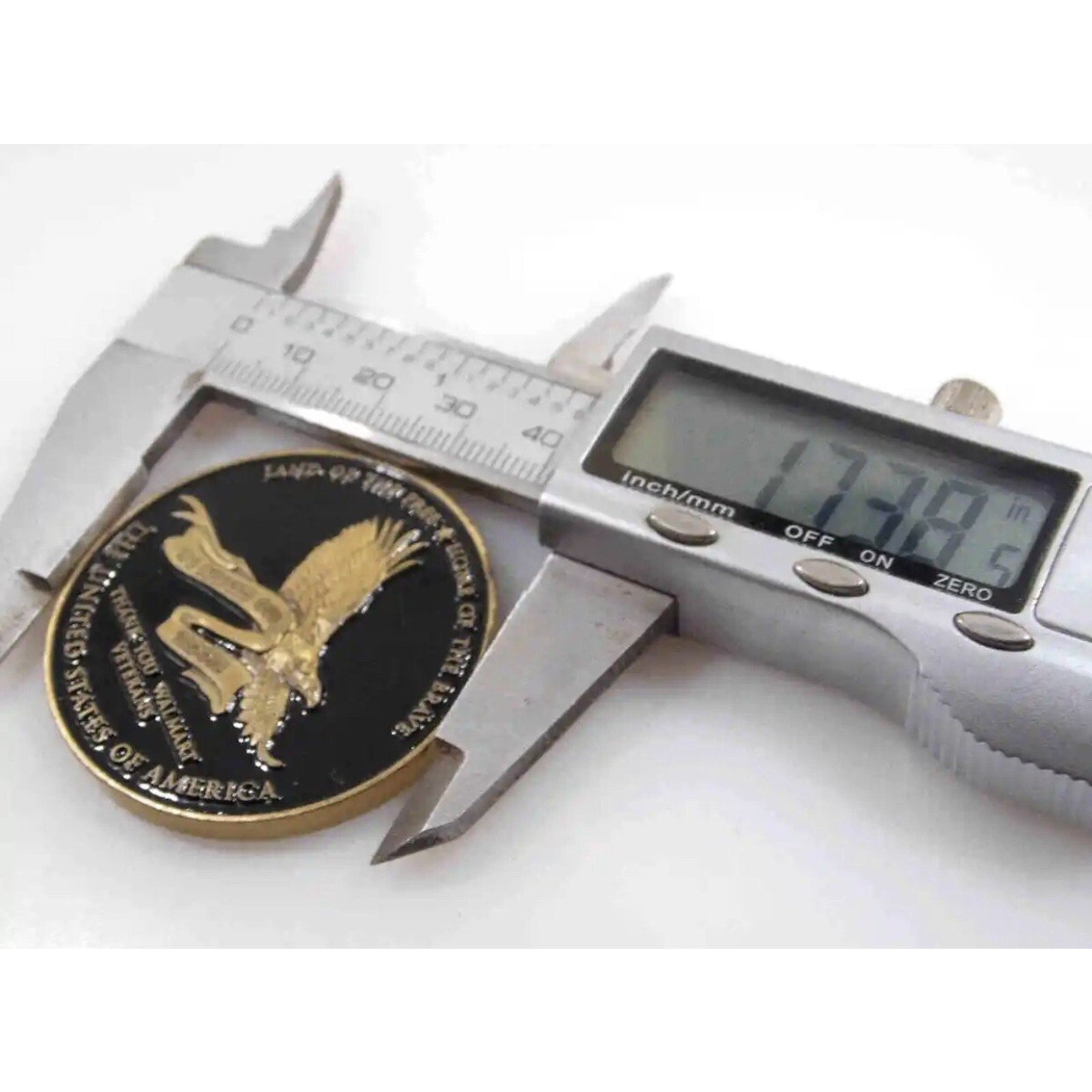 Rare UNITED STATES LAND OF THE FREE HOME OF THE BRAVE w/ Retirement Award